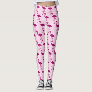 Glänzendes Flamingo Rosa Glittermuster Leggings
