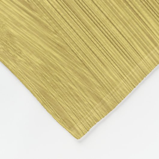 Glänzendes gebürstetes gelbes Gold Fleecedecke (Ecke)