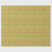 Glänzendes Geschenkpapier Gold (Flach)