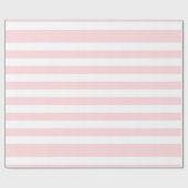 Glänzendes Geschenkpapier Rosa & Weiß gestreift (Flach)