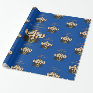 Glänzendes Geschenkpapier, Was soll's wenn ich Kaf Geschenkpapier