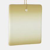 Glänzendes glänzendes Golddoppeltes versah mit Keramikornament (Rechts)