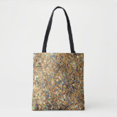Glänzendes Gold Glitter Blau Grün Funkelnde Paille Tasche (Vorderseite)