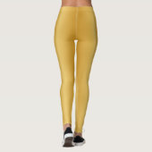Glänzendes Goldenes Leggings (Rückseite)