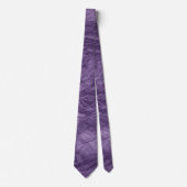 glänzendes, lila gefaltetes Papier Krawatte (Vorderseite)
