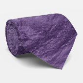 glänzendes, lila gefaltetes Papier Krawatte (Gerollt)
