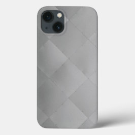 Glänzendes modernes kariertes Metallsilber Case-Mate iPhone Hülle