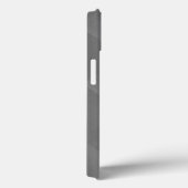 Glänzendes modernes kariertes Metallsilber Case-Mate iPhone Hülle (Rückseite / Rechts)