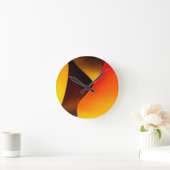 Glänzendes Murano Glas Runde Wanduhr (Zuhause)