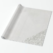 glänzendes Papier, graues Silber Geschenkpapier (Ungerollt)