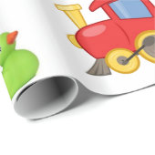 glänzendes Papier, Kinderbetreuung Geschenkpapier (Rolleneckpunkt)