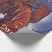 glänzendes Papier, Tanzland Geschenkpapier (Ecke)