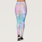 Glänzendes Pastell Leggings (Rückseite)