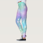 Glänzendes Pastell Leggings (Links)