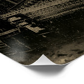 Glänzendes Poster (Ecke)