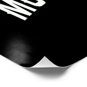 Glänzendes Poster (Ecke)