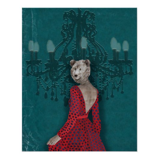 glänzendes Poster objet_19_une femme_2 (Vorderseite)