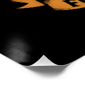 Glänzendes Rock-and-Roll-Musikposter Poster (Ecke)