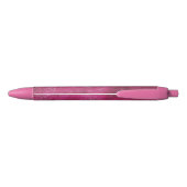 Glänzendes Rosa Glitter Funkeln Kugelschreiber (Rückseite)