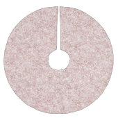 Glänzendes Rosa Glitter Weihnachten Polyester Weihnachtsbaumdecke (Vorderseite)