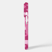 Glänzendes Rosa-Tarnmuster Personalisiert  Case-Mate iPhone Hülle (Rückseite / Links)