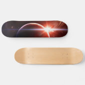 "Glänzendes Saturn " Skateboard (Horizontal)