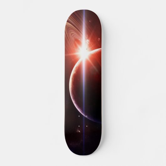 "Glänzendes Saturn " Skateboard (Vorderseite)
