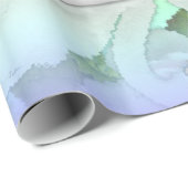 glänzendes Schleifpapier, weißer Schwan, pastellfa Geschenkpapier (Rolleneckpunkt)