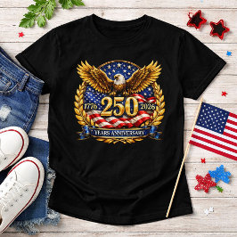 Glänzendes Semiquincentennial-Adler-Emblem T-Shirt