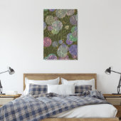 Glänzendes Stickdesign Leinwanddruck (Insitu (Schlafzimmer))