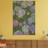 Glänzendes Stickdesign Leinwanddruck (Insitu (Wohnzimmer))