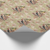 Glänzendes viktorianisches Geschenkpapier (Ecke)
