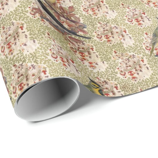 Glänzendes viktorianisches Geschenkpapier (Rolleneckpunkt)