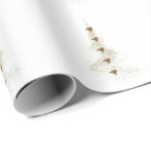 Glänzendes Weihnachtsbaum-Geschenkpapier Geschenkpapier (Rolleneckpunkt)