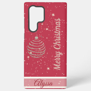 Glänzendes Weihnachtsbaumanhänger Samsung Galaxy Hülle
