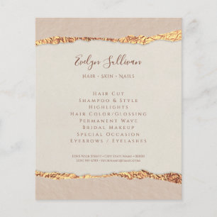 Glänzendes zerissenes Papierflyer Flyer