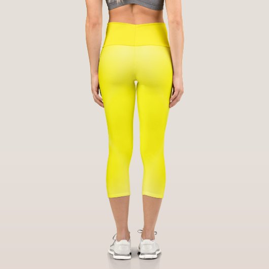 glanzgelb capri leggings (Rückseite)