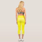 glanzgelb capri leggings (Rückseite)