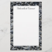 Glanzkies-Hochzeit Briefpapier (Vorderseite)