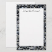 Glanzkies-Hochzeit Briefpapier (Vorne/Hinten)