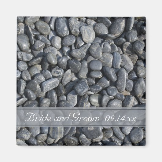 Glanzkies-Hochzeit Magnet (Vorne)