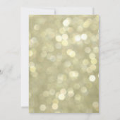 Glanzlichter Gold Ballroom Sweet 16 Einladung (Rückseite)