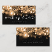 Glanzlichter Make-up & Hair Visitenkarte (Vorne/Hinten)