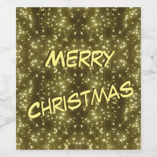 Glanzlichter Weihnachts F&B Label Set Weinetikett (Einzelnes Label)