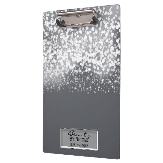Glanzlichtschick Personalisiert Klemmbrett (Links)
