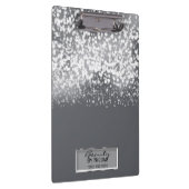 Glanzlichtschick Personalisiert Klemmbrett (Rechts)