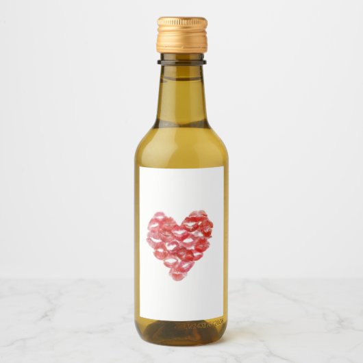 Glanzmarken Liebe Sie Weinetikett (Vorderseite)