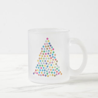 Glanzmehrfarbiger Weihnachtsbaum Mattglastasse
