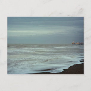 Glanzpfeife und Meer Postkarte