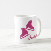 Glanzrose Eislauf-Tasse sensationell Kaffeetasse (VorderseiteRechts)